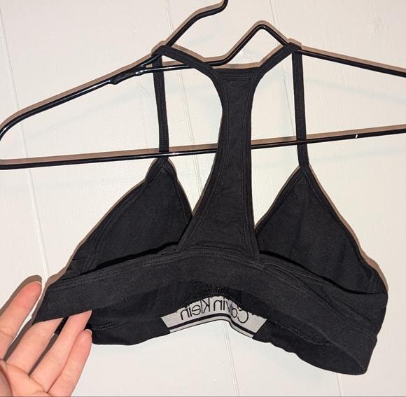 Calvin Klein Racer Back Bralette - Picture 3 of 3